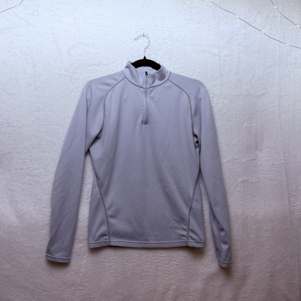 Nike Running Pullover Womens M Light Blue 1/4 Zip Dri-FIT Therma Sphere Dry - Picture 2 of 4